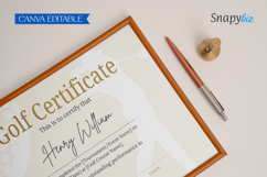Golf Team Awards Certificates Printable Custom Templates Product Image 2