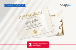 Golf Team Awards Certificates Printable Custom Templates Product Image 7