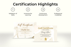 Golf Team Awards Certificates Printable Custom Templates Product Image 5