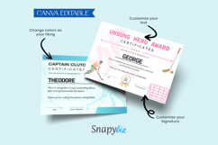 Printable Hockey Award Certificate Canva Template Bundle Product Image 2