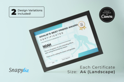Printable Hockey Award Certificate Canva Template Bundle Product Image 5