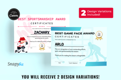 Printable Hockey Award Certificate Canva Template Bundle Product Image 6