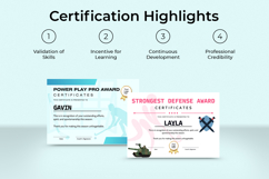 Printable Hockey Award Certificate Canva Template Bundle Product Image 7