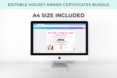 Printable Hockey Award Certificate Canva Template Bundle Product Image 8