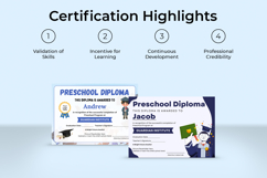 Printable Preschool Graduation Diploma Custom Template Product Image 5
