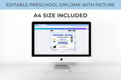 Printable Preschool Graduation Diploma Custom Template Product Image 4