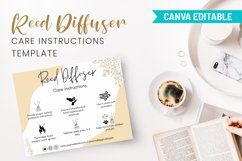 Editable Reed Diffuser Care Instructions Product Image 9