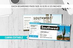 Editable Southwest Flight Ticket Printable Template Product Image 10