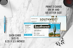 Editable Southwest Flight Ticket Printable Template Product Image 5