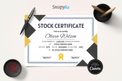Certificate of Stock Custom Printable Templates Product Image 8