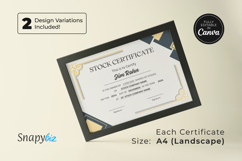 Certificate of Stock Custom Printable Templates Product Image 6