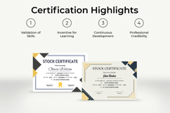 Certificate of Stock Custom Printable Templates Product Image 5