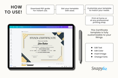 Certificate of Stock Custom Printable Templates Product Image 3