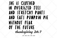Thanksgiving Svg, Pumpkin Svg, She is Clothed, Product Image 1