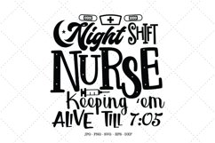 Night Nurse Sign Svg, Night Nurse Svg, Nurse Svg, Nurse Gift Product Image 1