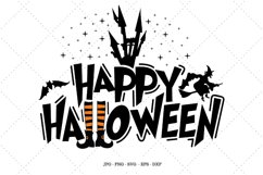 Happy Halloween Svg, Halloween Png, Iron on Transfers Product Image 1