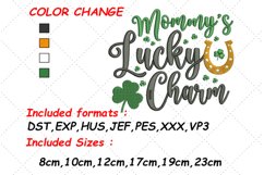 St Patricks Design, Shamrock, Machine Embroidery Product Image 1