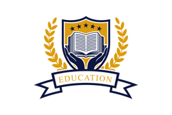 University college school badge logo design vector Product Image 1