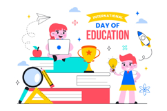 11 International Day of Education Illustration Product Image 4