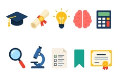 Education Flat Icon Collection Product Image 2