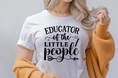 Educator of the little people SVG, Teacher SVG Design Product Image 2