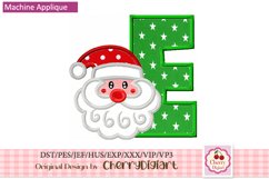 Christmas Santa Monograms machine embroidery bundle 1510B Product Image 3