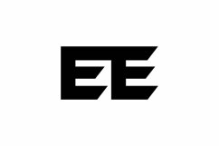 EE logo design vector template Product Image 1