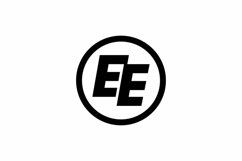 EE logo design vector template Product Image 1
