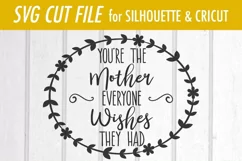 Mothers Day | Everyone Wishes | Mom Mother SVG Product Image 3