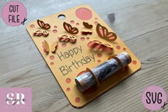 Butterfly Birthday Money card | Paper cutting | Money card Product Image 4