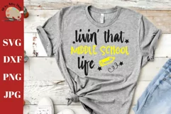 Middle school svg Middle school shirt, teacher quote svg dxf Product Image 1