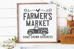 Farmers Market | Old Truck SVG Product Image 1