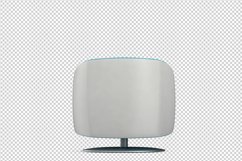 Isometric Arm Chair 3D isolated render Product Image 1