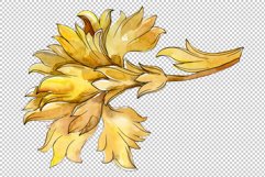 Gold monograms Watercolor png 2 Product Image 4