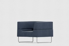 Isometric Arm Chair 3D isolated render Product Image 1