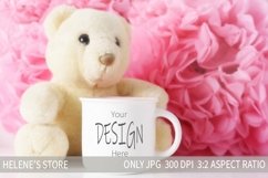 Valentines Coffee Mug Mockup| white mug mockup|teddy bear Product Image 1