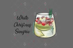 Christmas Cocktail Sublimation Design PNG, Sangria PNG Product Image 3