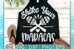 Shake Your Maracas SVG DXF PNG EPS Cutting Files Product Image 1