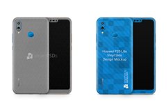 Huawei P20 Lite Vinyl Skin Design Mockup 2018 Product Image 2