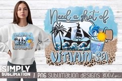 Need A Shot of Vitamin Sea Sublimation Png | Summer Design Product Image 1