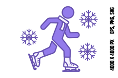 Purple Winter Icon Product Image 1
