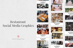 Restaurant Instagram Posts Product Image 1