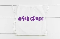 #9th Grade SVG Cut File - Back to School DXF EPS PNG JPG Product Image 4