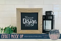 Rustic Chalkboard wood sign Craft mock up |High Res JPEG Product Image 1