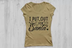 i put out for santa svg, christmas svg, cookies for santa. Product Image 2