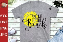 Take me to the beach svg, summer beach shirt svg Product Image 1