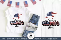 4th of July Sublimation Design | American Flag PNG Design Product Image 1