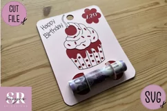 Birthday Money card | Paper cutting | Money card SVG Product Image 5