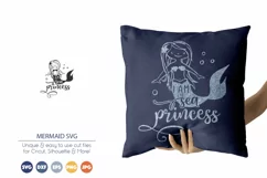 Mermaid SVG SVG | I am the Sea Princess Product Image 1
