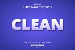 Clean Elegant Illustrator Text Style Effect Premium Product Image 1